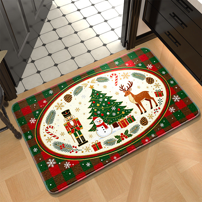 Festive Holiday Kitchen Mat Stornfield
