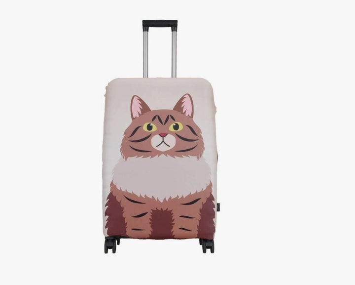 Unisex nan elastic suitcase cover with 3D dog design for trolley, stretchy and scratch-resistant Stornfield