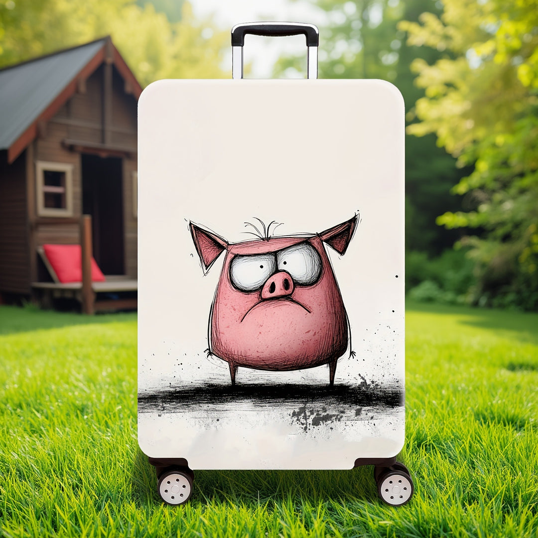 Cartoon Bull Design Hard Shell Suitcase Stornfield