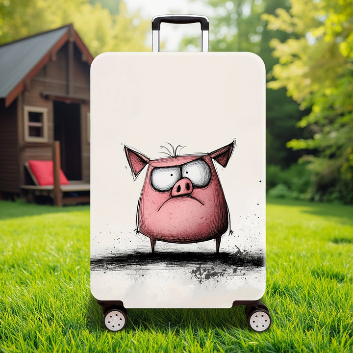 Women's hard-shell suitcase with original animal design Stornfield