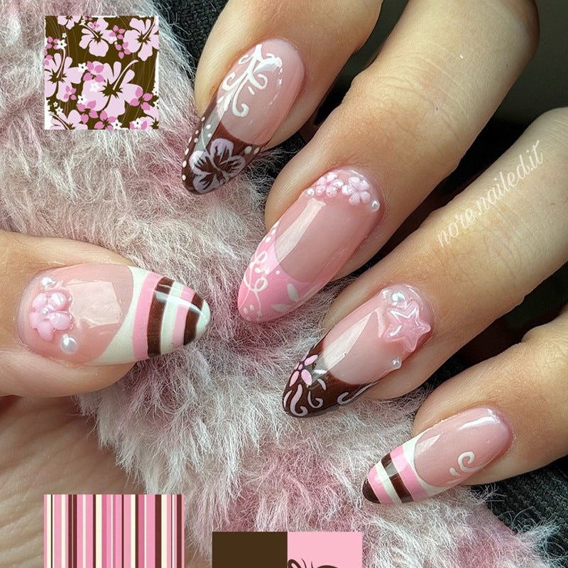 Artistic 24-Piece Nail Art Tips Stornfield