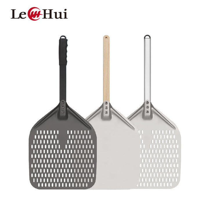 perforated aluminum pizza peel with extra-long ergonomic handle Stornfield