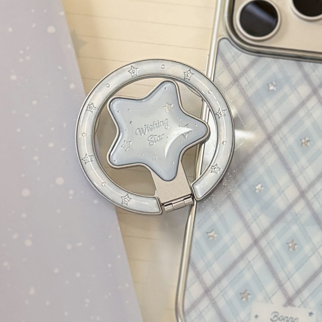 Playful smartphone finger holder in star design Stornfield