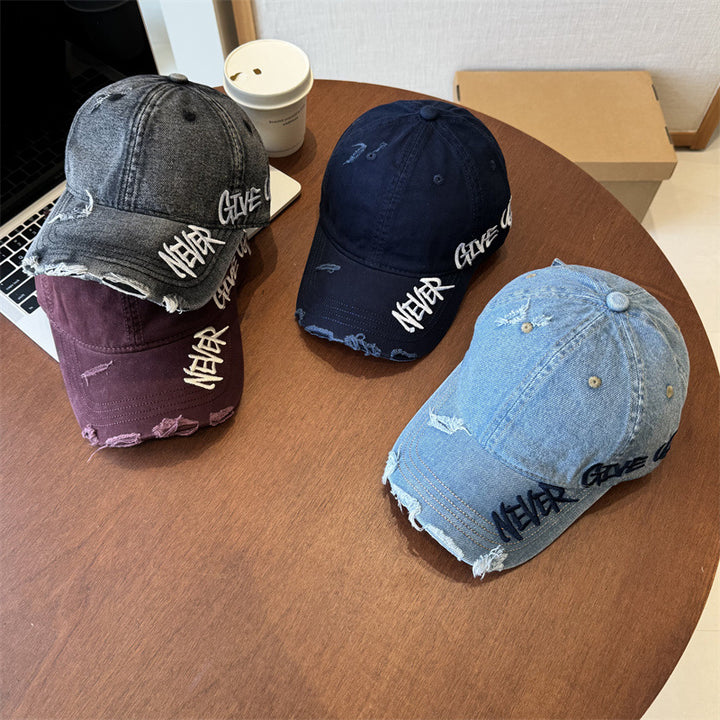 Unisex Distressed Graphic Baseball Cap Stornfield