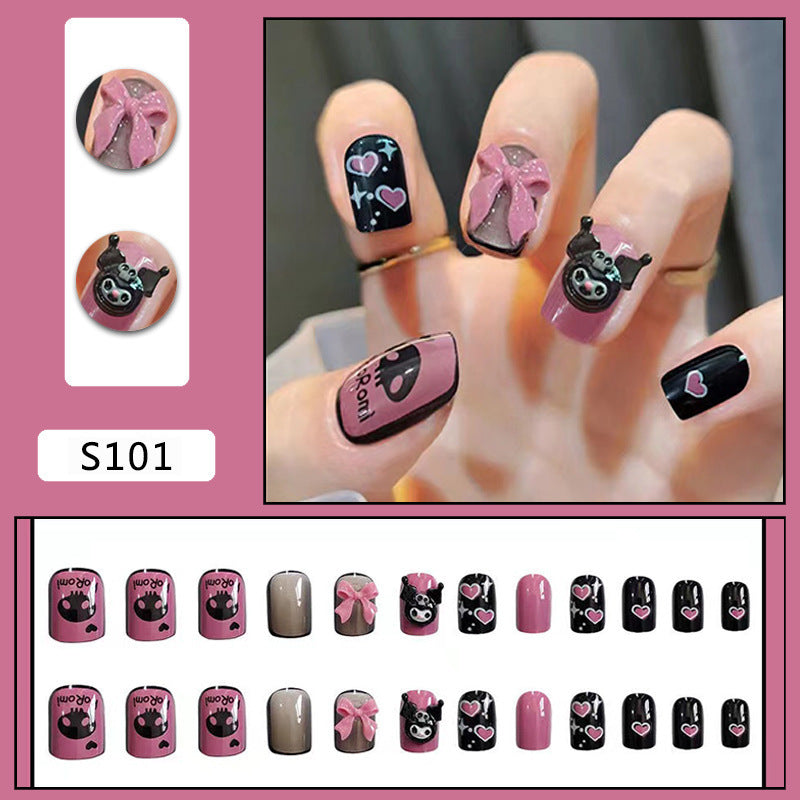 Nail art set with playful designs and 3D accents Stornfield
