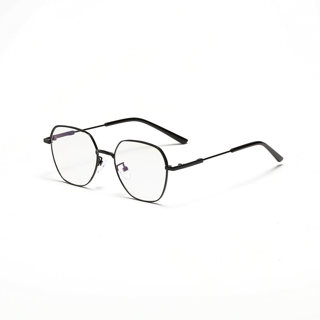 Women’s fashionable sunglasses with slim metal frame and blue lenses Stornfield