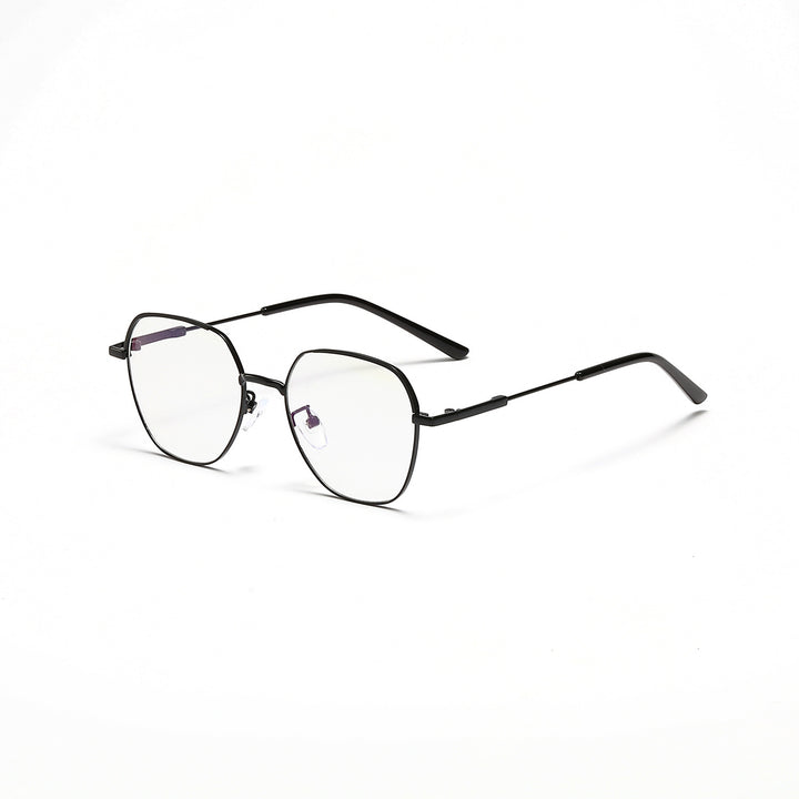 Women’s fashionable sunglasses with slim metal frame and blue lenses Stornfield