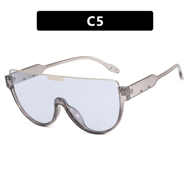 Women's futuristic sports sunglasses with high-gloss frame Stornfield