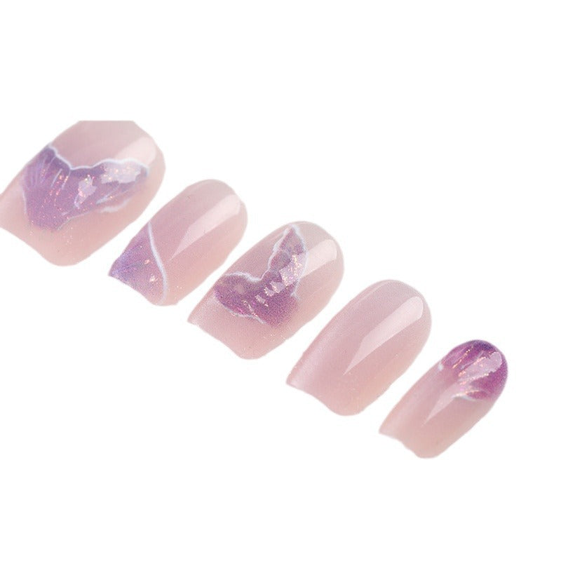 Butterfly Pattern Press-On Nail Set Stornfield