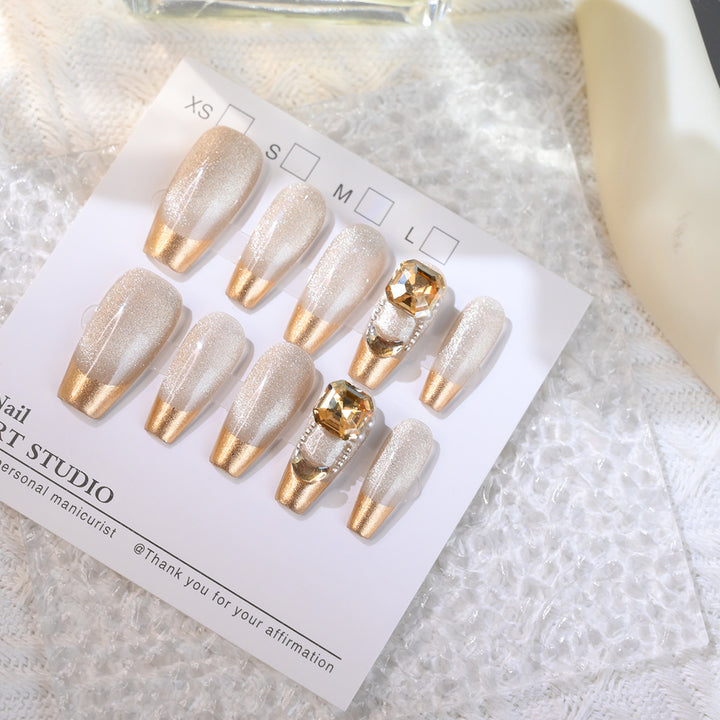 Premium Decorative Press-On Nail Set Stornfield