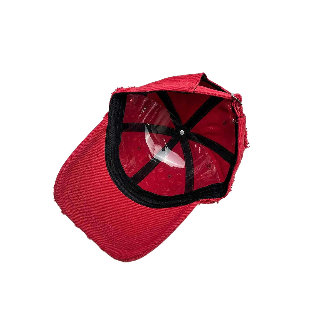 Women's Distressed Textured Baseball Cap Stornfield