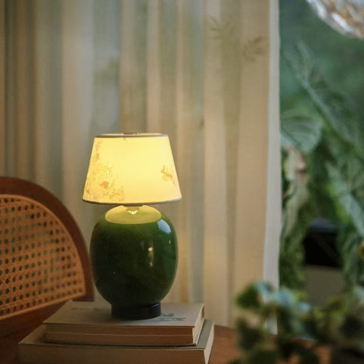 Floral Patterned Table Lamp