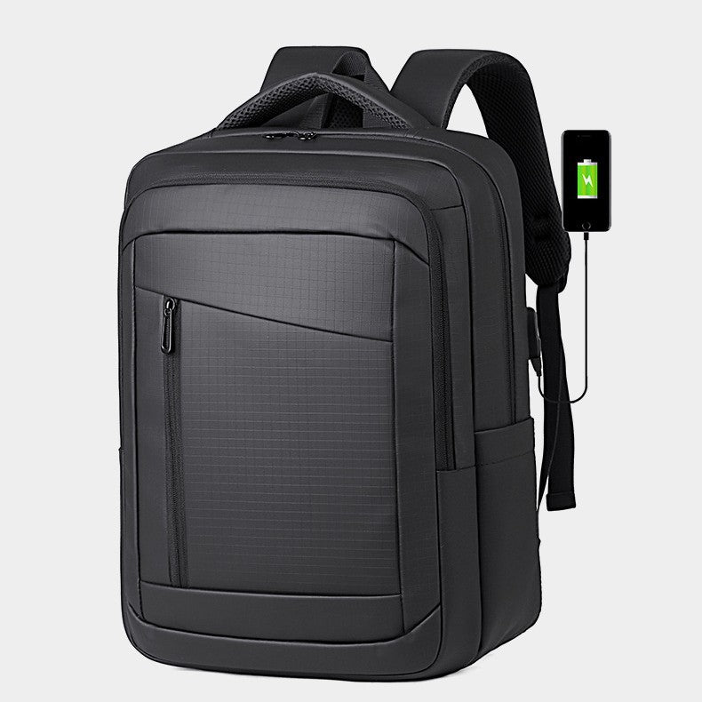 Backpack with Expandable Compartment System and Breathable Back Stornfield
