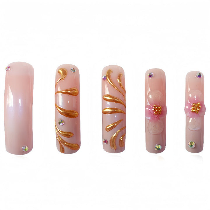 Artistic 3D Nail Art Extensions Stornfield