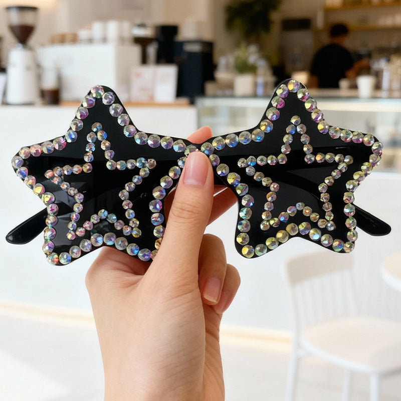 Star-Shaped Rhinestone Sunglasses Stornfield