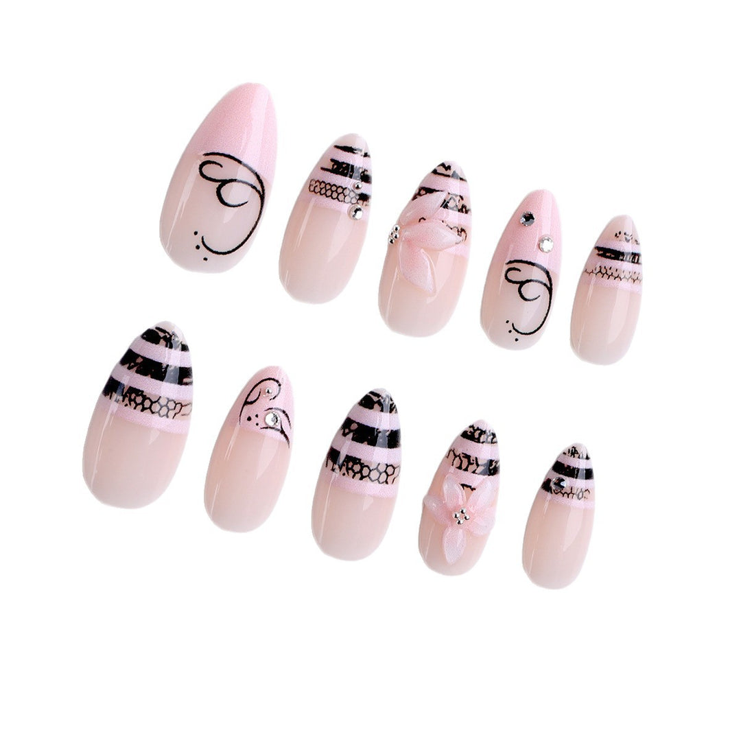 Artistic Themed Press-On Nail Collection Stornfield