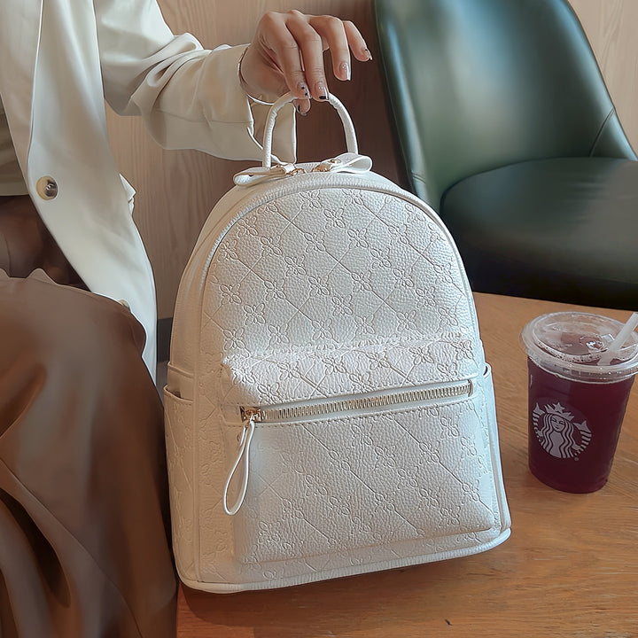Floral Textured Mini Backpack Stornfield