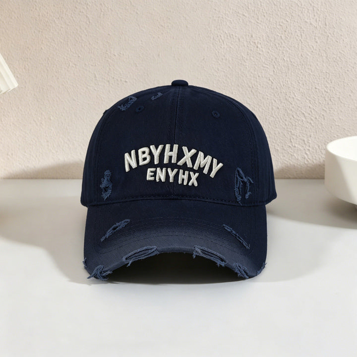Men's Casual Distressed Textured Baseball Cap Stornfield