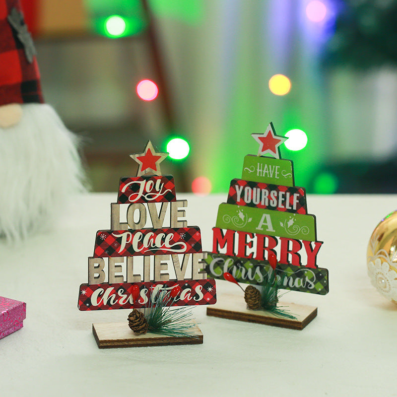 Decorative Christmas tree table item Stornfield