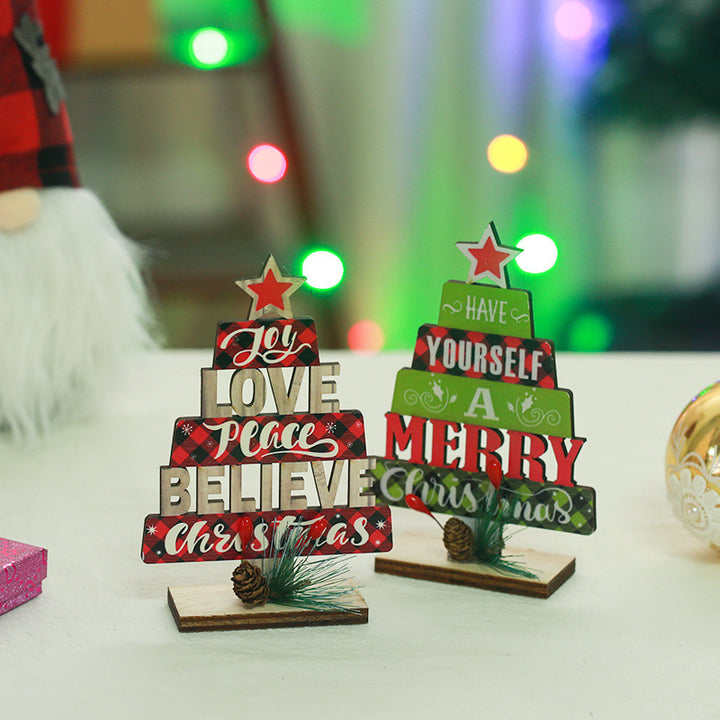 Decorative Christmas tree table item Stornfield