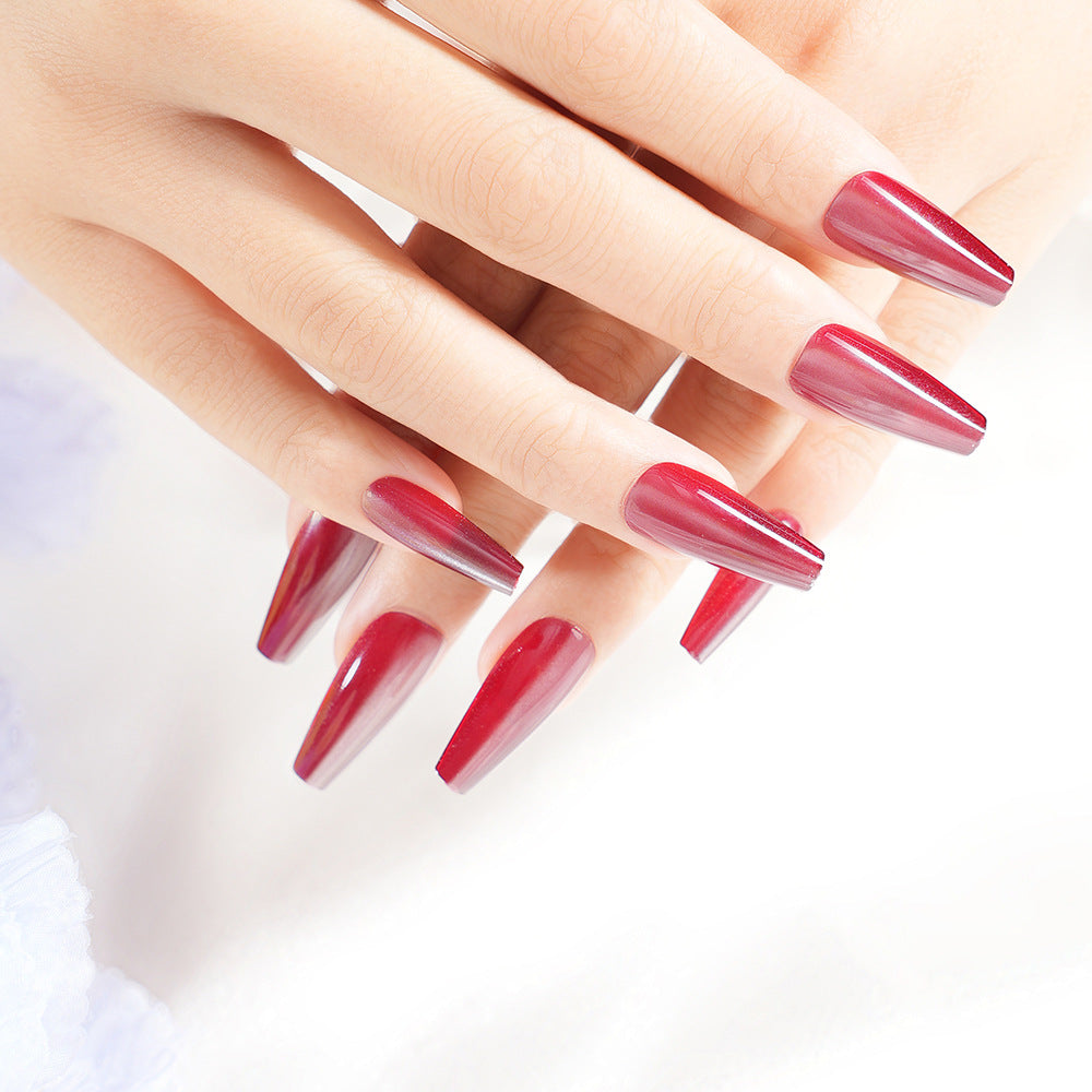 Premium Ombre Press-On Nails Stornfield