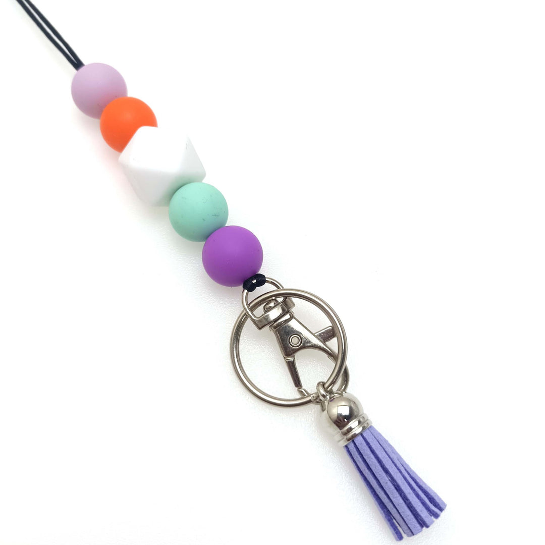 Colorful Beaded Keychain Holder Stornfield