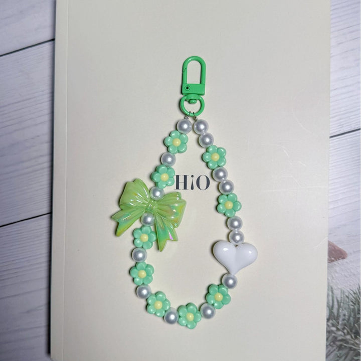 Decorative Floral Beaded Keychain Stornfield