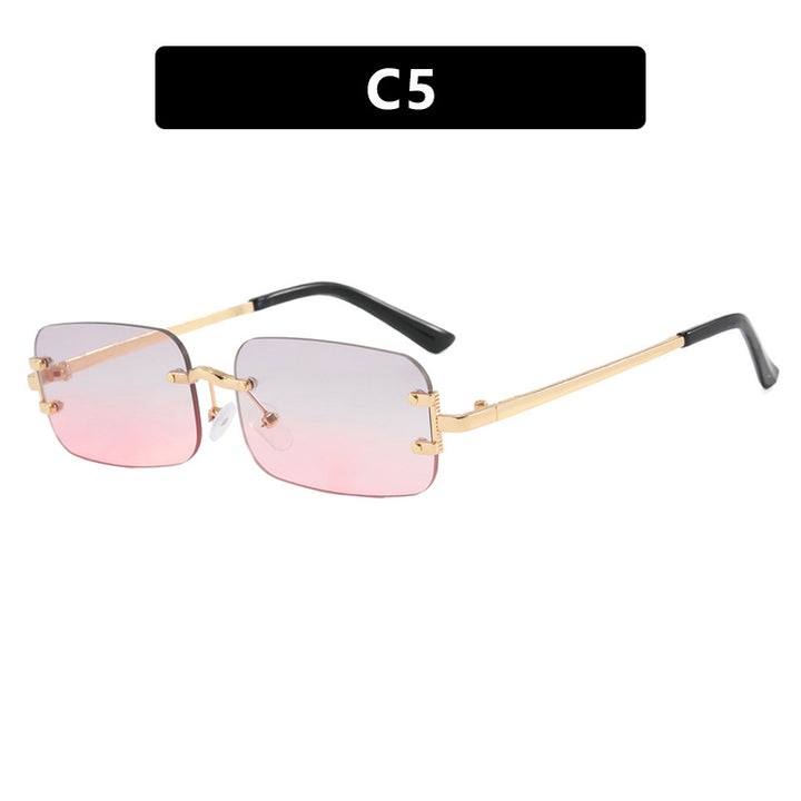 Ladies square sunglasses with high-quality metal frame Stornfield