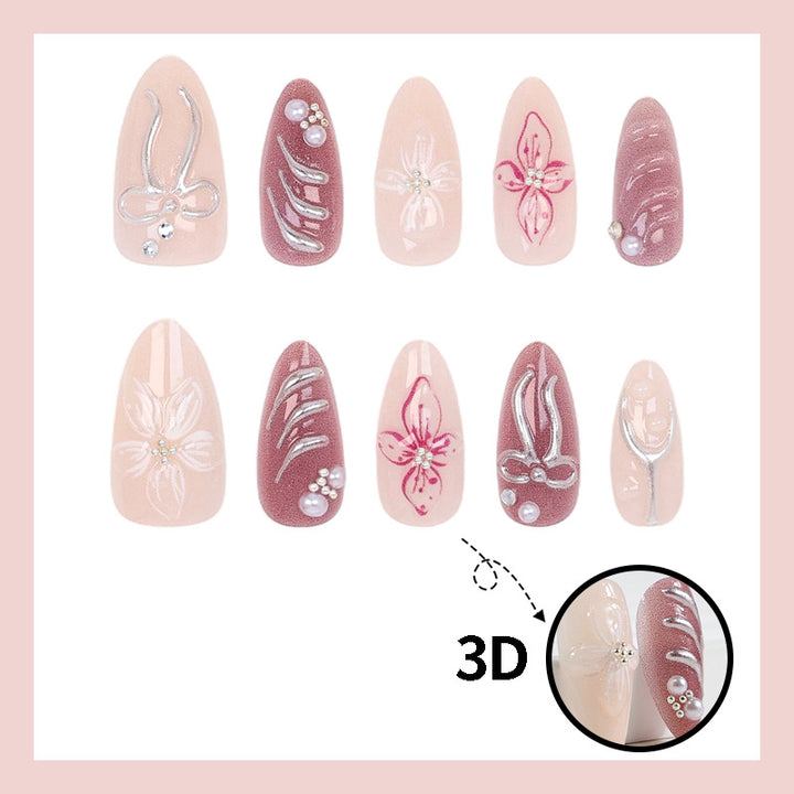 Artificial nails with elegant designs Stornfield