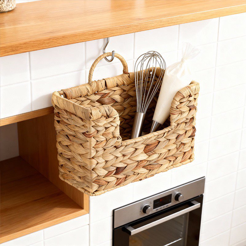 Woven Storage Basket with Handles Stornfield