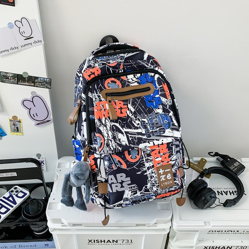 Fashionable Patterned Backpack Stornfield