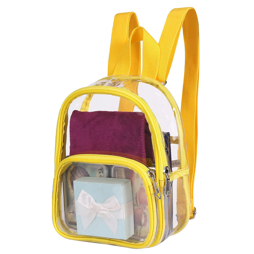 Unisex transparent backpack with multiple compartments Stornfield
