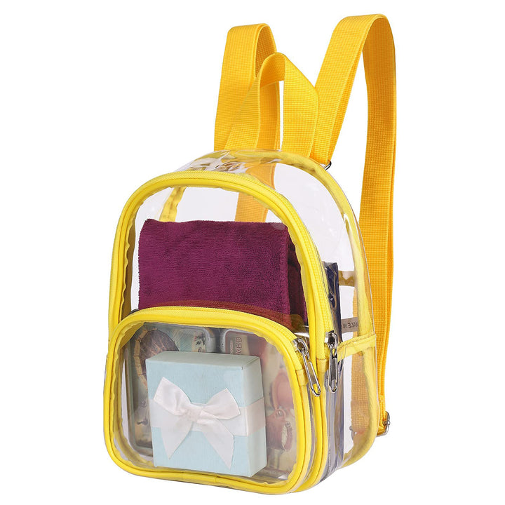 Unisex transparent backpack with multiple compartments Stornfield
