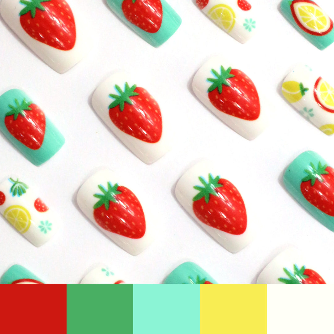 Creative Strawberry Nail Art Stornfield