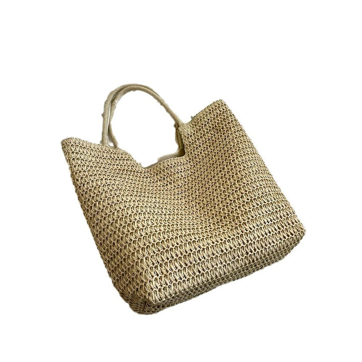 Handcrafted natural fiber tote bag Stornfield