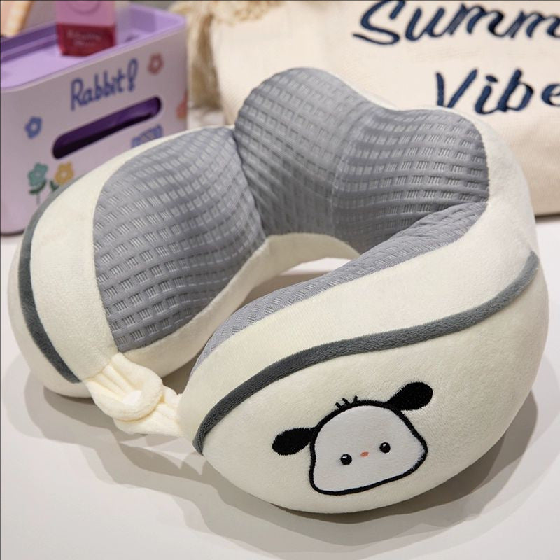 ergonomic plush neck pillow with animal motif Stornfield