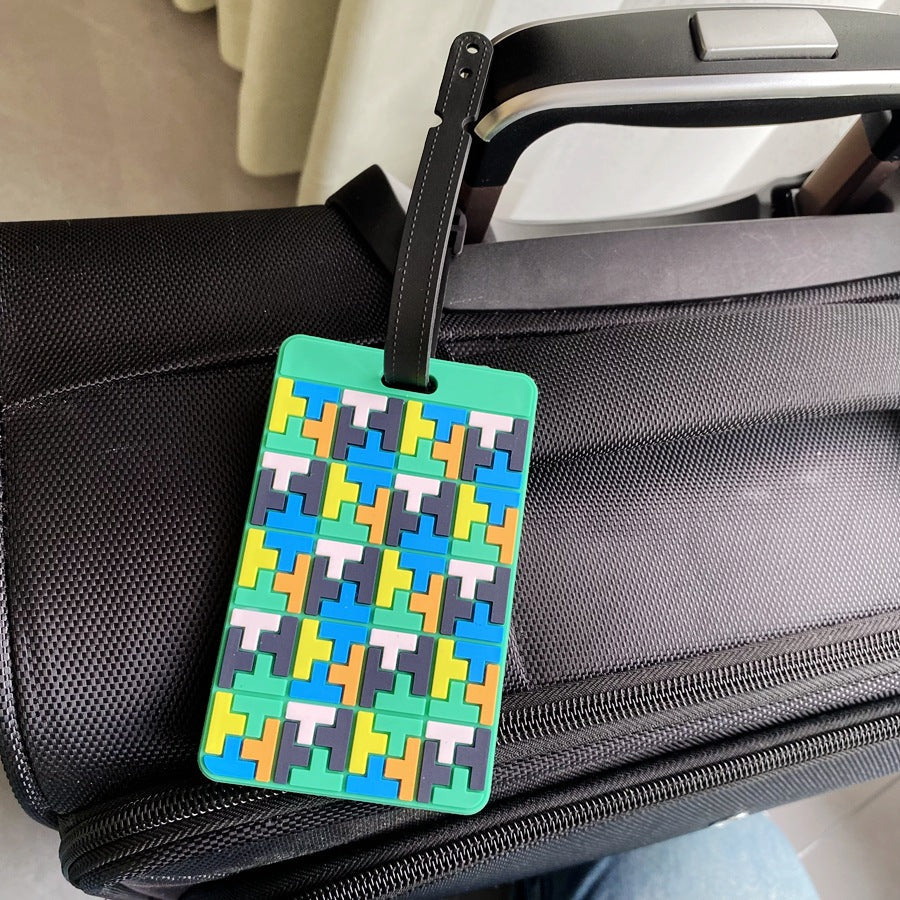 Puzzle Pattern Luggage Identifier Stornfield