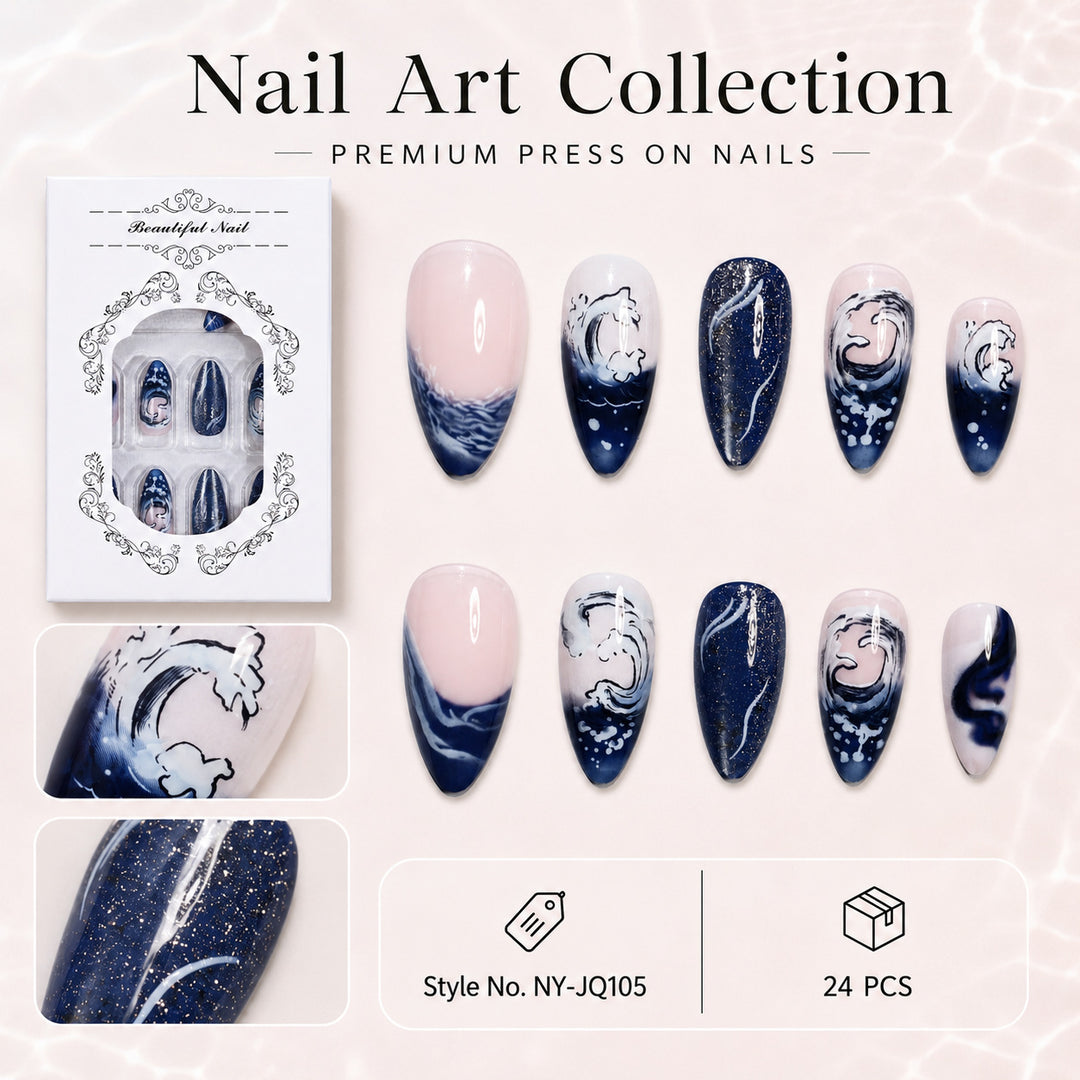 Premium Nail Set with Maritime Design Stornfield
