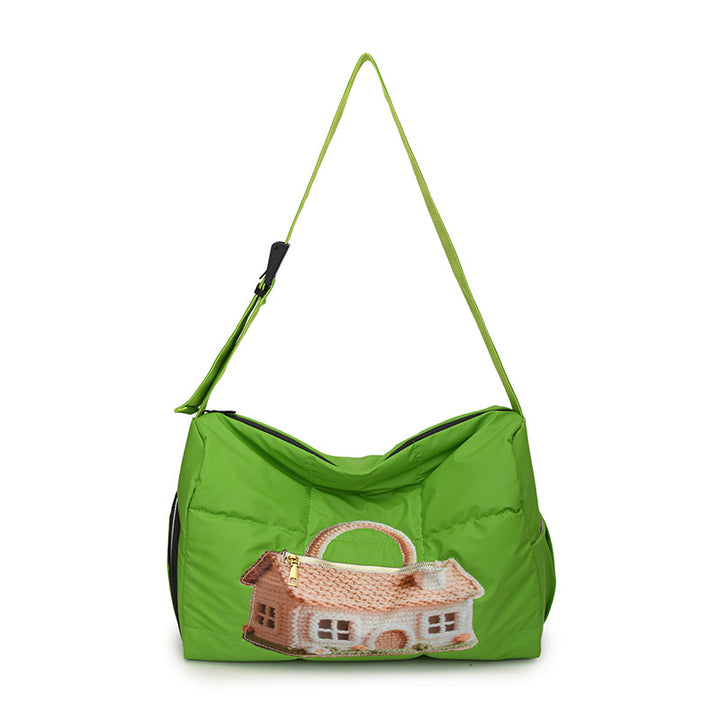 Fashionable Shoulder Bag with Unique Design and Practical Compartments Stornfield