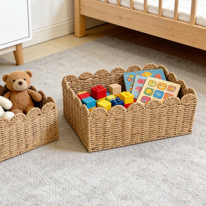 Decorative storage basket Stornfield