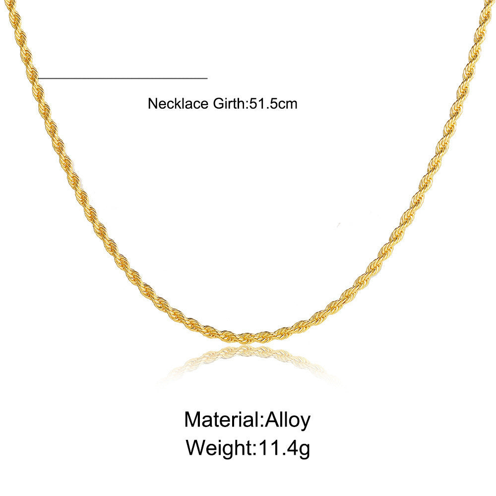 Twisted Rope Chain Necklace Stornfield