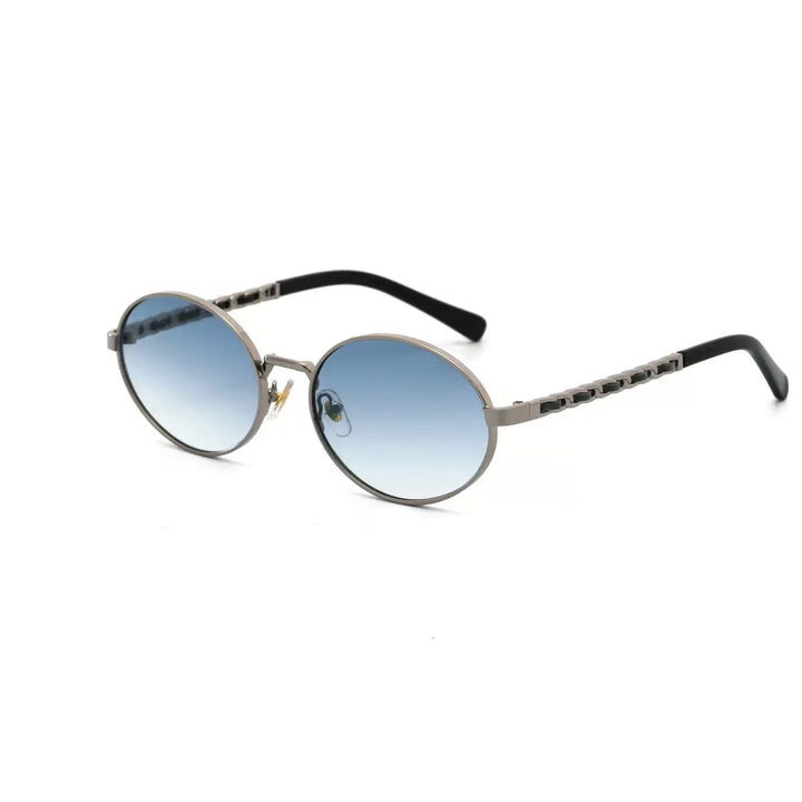 Women's elegant round sunglasses with luxurious frame and comfortable temples Stornfield