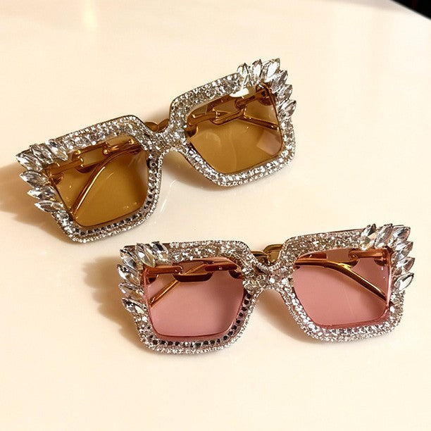 Decorative Rhinestone Embellished Sunglasses Stornfield