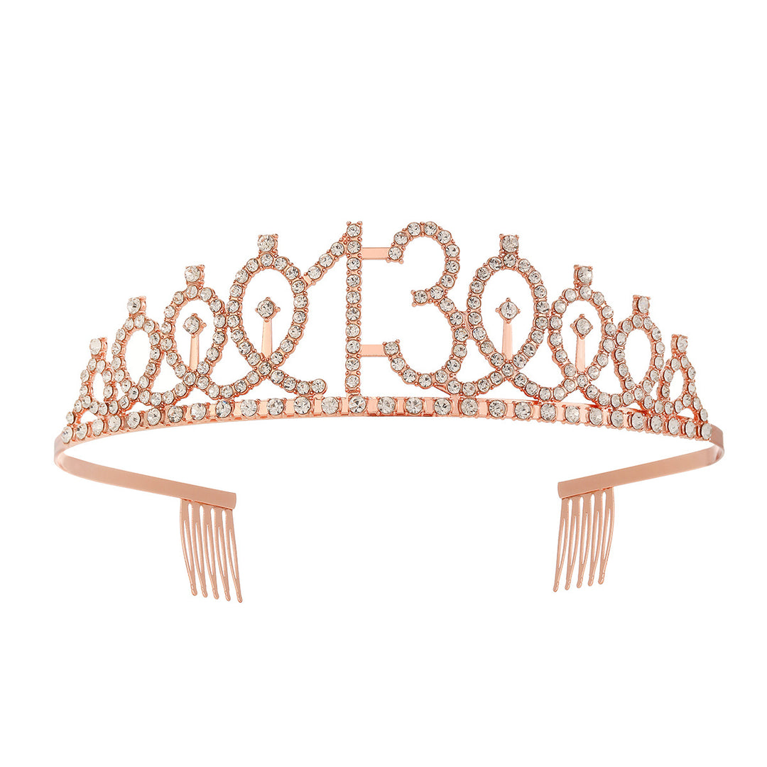 Women's Crystal-Embellished Tiara with Elegant Design Stornfield