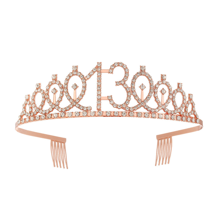 Women's Crystal-Embellished Tiara with Elegant Design Stornfield