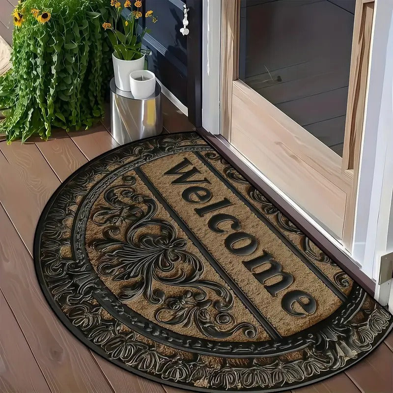 Cat-Themed Decorative Door Mat