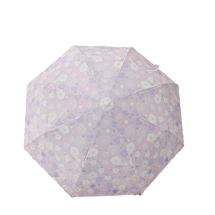 Women's Foldable Umbrella with Stylish Floral Design Stornfield