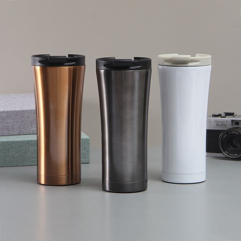 Women elegant double-walled coffee mug with non-slip silicone base Stornfield