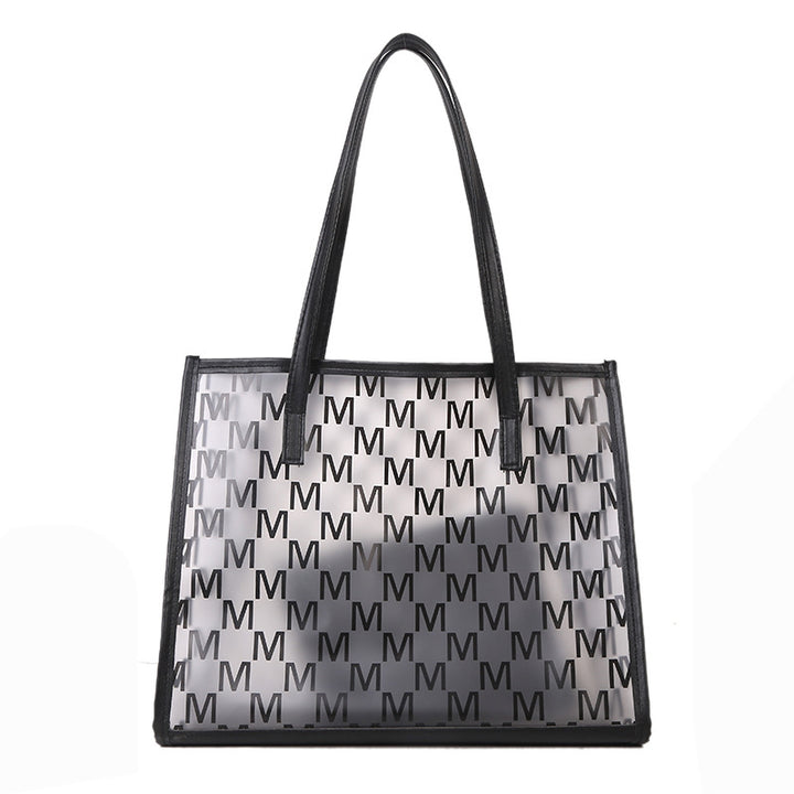 Transparent Structured Tote Handbag
