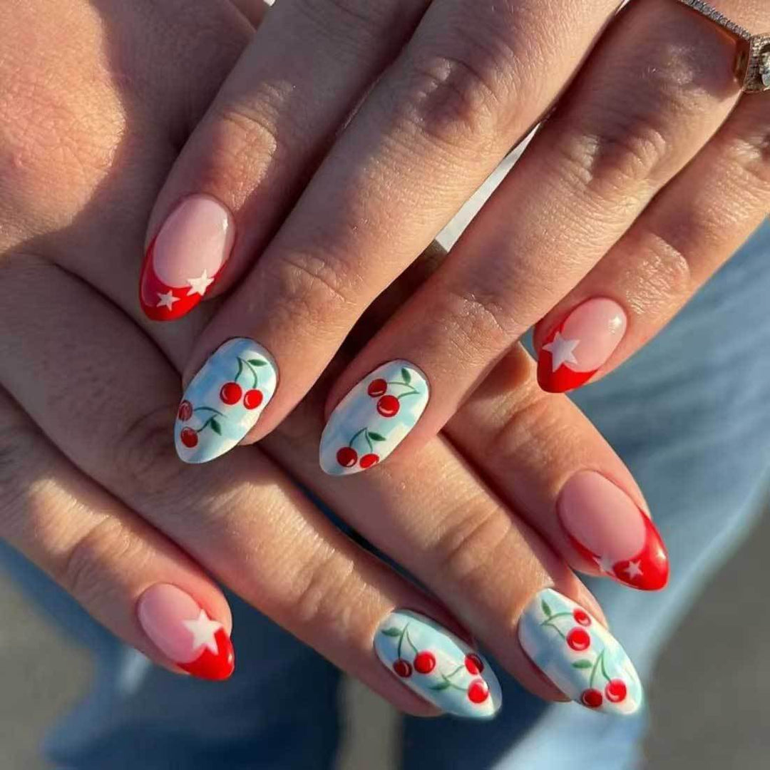 Cherry Blossom-Themed Nail Art Kit